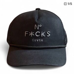 Black Trucker Hat